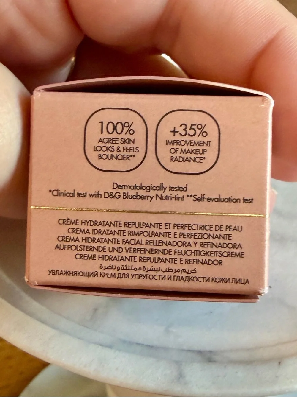Dolce & Gabbana Glow-Bounce Ceramide Cream Moisturizer Sample 0.15 fl oz